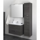 KAME Duet Izlietnes skapis, 50 cm, Black oak 3