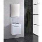 KAME Duet Izlietnes skapis, 50 cm, Glossy white 2