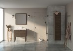 KAME Rustic augstais skapis, 160 cm, Smoked oak venner 6