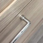 KAME mēbeļu rokturis 16 cm, Bright Nickel 2