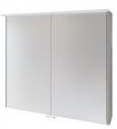 Exclusive SOFT Зеркальный шкаф 81x71 см, серый