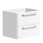 KAME Soft Izlietnes skapis, 60 cm, Glossy white