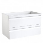 KAME Terra Izlietnes skapis, 80 cm, Balts
