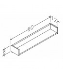 KAME полка ванной комнаты 60см 2