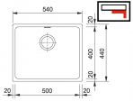 KBG 110-50 кухонная мойка c Popup 14