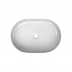 Keramiskā izlietne Zeta 550 slim balts 3