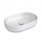 Keramiskā izlietne Zeta 550 slim balts 4