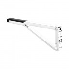Keuco Axess invalīdu atbalsta rokturis salokāms 850 mm, Hroms/Melns 3