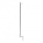 Keuco Axess leņķveida dušas stienis kreisā puse 52x109 cm, Hroms 2