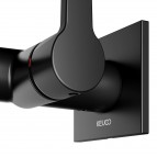 KEUCO Edition 11 izlietnes maisītājs no sienas 265 mm, Melns matēts 8