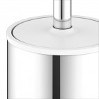 Keuco Moll tualetes birstes komplekts pie sienas, Hroms/Balts 5