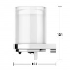 Keuco Moll ziepju dozators 180 ml, Hroms 4