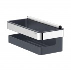 Keuco Moll dušas plaukts ar integrētu stikla tīrītāju, Hroms/Antracīts 4