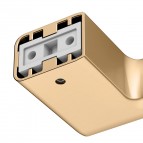 Keuco Moll dvieļu turētājs 800 mm, Brushed brass 6