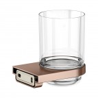 Keuco Moll glāze ar turētāju, Brushed rose gold 3