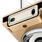 Keuco Moll glāze ar turētāju, Brushed brass 5