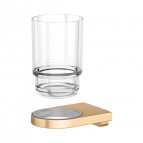Keuco Moll glāze ar turētāju, Brushed brass 6