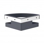 Keuco Moll stūra dušas plaukts, Hroms/Antracīts 2