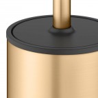Keuco Moll tualetes birstes komplekts pie sienas, Brushed brass 7