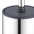 Keuco Moll tualetes birstes komplekts pie sienas, Hroms/Antracīts 7