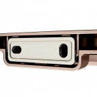 Keuco Moll tualetes papīra turētājs ar vāku, Brushed rose gold 5