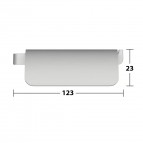 Keuco Moll tualetes papīra turētājs ar vāku, Stainless steel 4