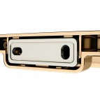 Keuco Moll tualetes papīra turētājs ar vāku, Brushed brass 5