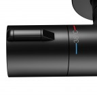 KEUCO Plan Blue dušas termostata maisītājs, Melns matēts 8