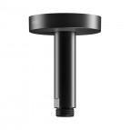 KEUCO Round Ceiling dušas galvas turētājs 100 mm, Melns matēts 3