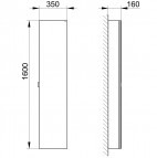 KEUCO Royal Modular 2.0 augstais spoguļskapis 160x35x16 cm  4