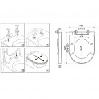 Klozetpoda sēdeklis SOFT BELLY 805-09, balts 2