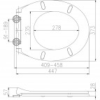 Klozetpoda sēdeklis SOFT ECO 805-16, balts 2