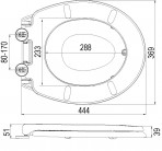 Klozetpoda sēdeklis SOFT JUNIOR 805-15, balts 4