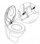 Klozetpoda sēdeklis SOFT JUNIOR 805-15, balts 2