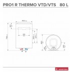 Комбинированный водонагреватель PRO R EVO 80л, вертик. (правый привод) 3