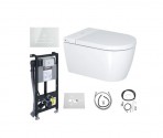 Komplekts SensoWash® Starck F Plus pods ar SC vāku + Rāmis + Taustiņš
