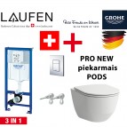 Komplekts pods Pro Slim + Grohe Rapid SL rāmis