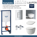Komplekts pods Pro Slim + Grohe Rapid SL rāmis