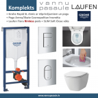 Komplekts Rāmis Rapid SL + pods Fiora Rimless + Slim SC vāks+Taustiņš