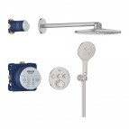 Komplekts SmartControl Rainshower Smartactive 310, Supersteel