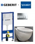 Komplekts Architec Rimless ar SC vāku+Geberit rāmis