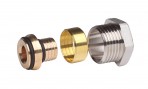 Компресионные соединения 1/2``a x 16 x 2 mm Alupex, (Unipipe) 2