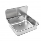 Osma saimniecības izlietnes komplekts 457x408 mm, Ner.tērauds