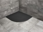 Kyntos A dušas paliktnis 80x80 cm, melns