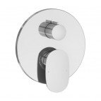 Spring iebūvējamais vannas un dušas maisītājs, Hroms