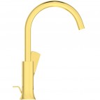 La Dolce Vita maisītājs ar augsto snīpi + pop-up, Brushed Gold 2