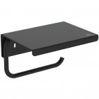 Alu+ tualetes papīra turētājs, Melns matēts