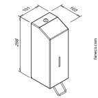 Lab Дозатор жидкого мыла 1000 ml 2