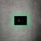 Laufen INEO ECLIPSE tualetes skalošanas taustiņš, Black Glossy 6