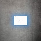 Laufen INEO ECLIPSE tualetes skalošanas taustiņš, White 4